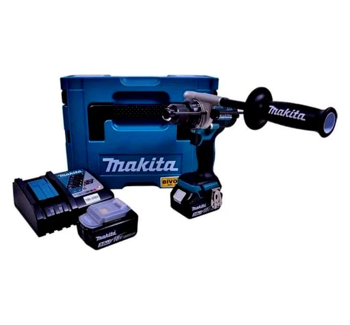 parafusadeira e furadeira 18V 141 Nm Makita LXT DHP486RFJ