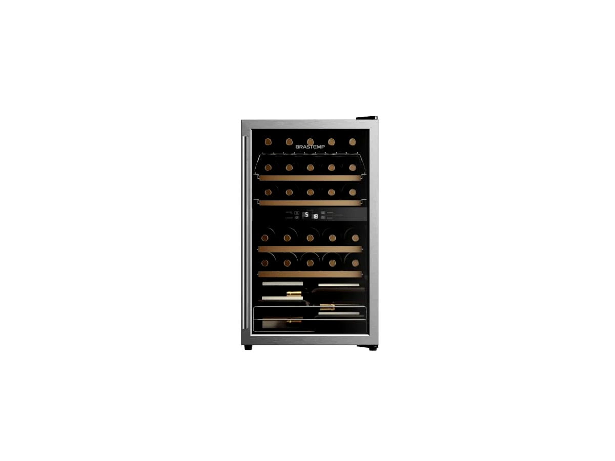Adega Climatizada Com Compressor 33 Garrafas Brastemp Dual Zone BZB33BE