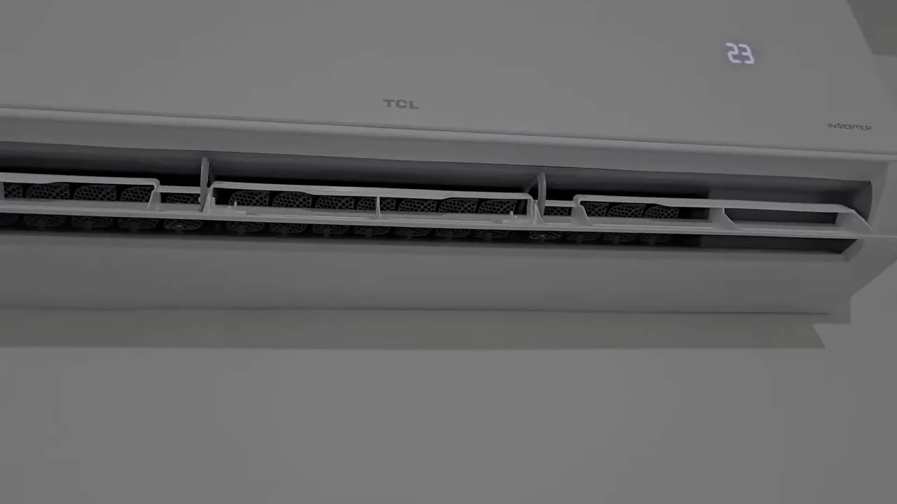 Aletas do ar-condicionado TCL oscilando durante o funcionamento contínuo