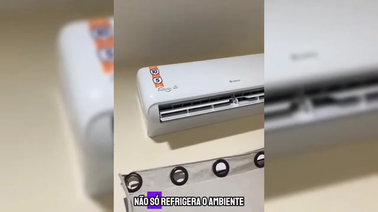 Abertura automática do defletor de ar ao ligar o aparelho