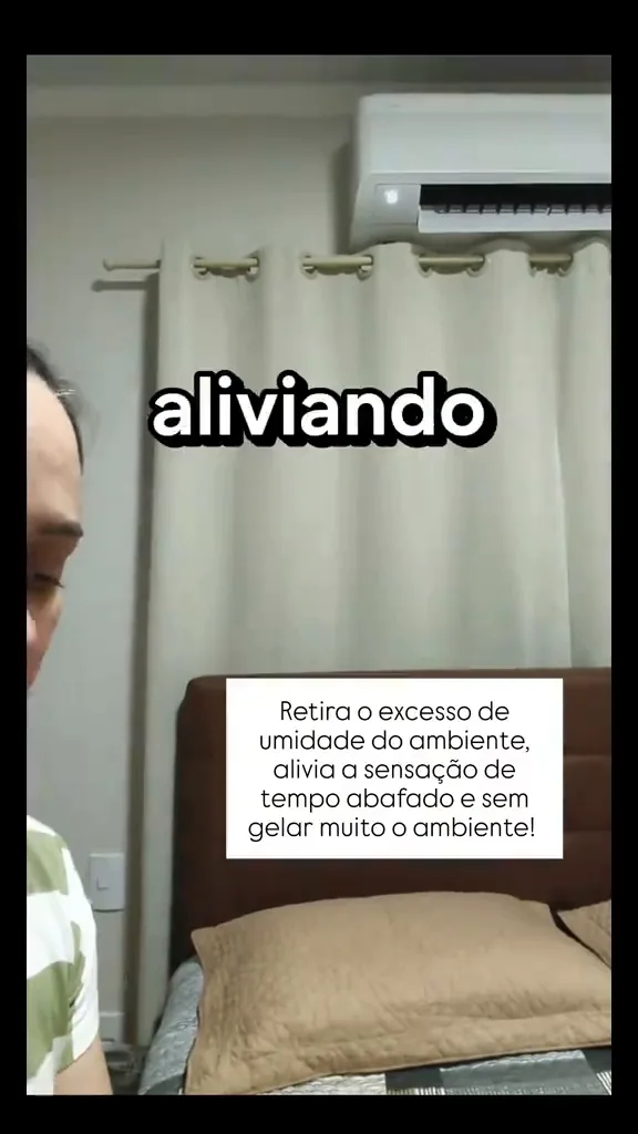 Modo de desumidificação ativo no ar condicionado Samsung WindFree