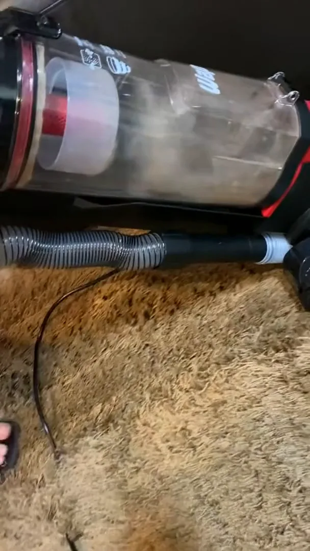 Aspirador WAP Power Speed limpando tapete felpudo com alto poder de sucção