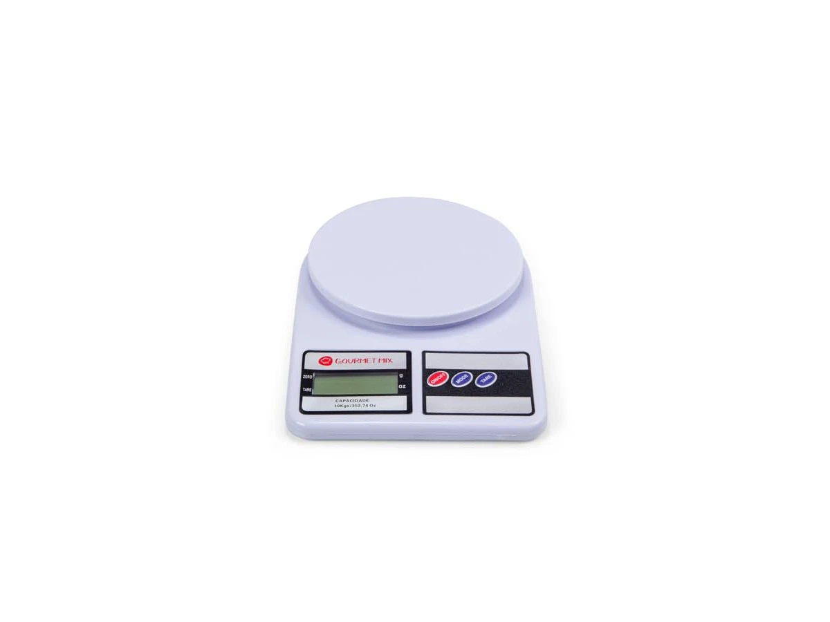 Balança de cozinha digital 10kg precisão 1g Gourmet Mix GX8002