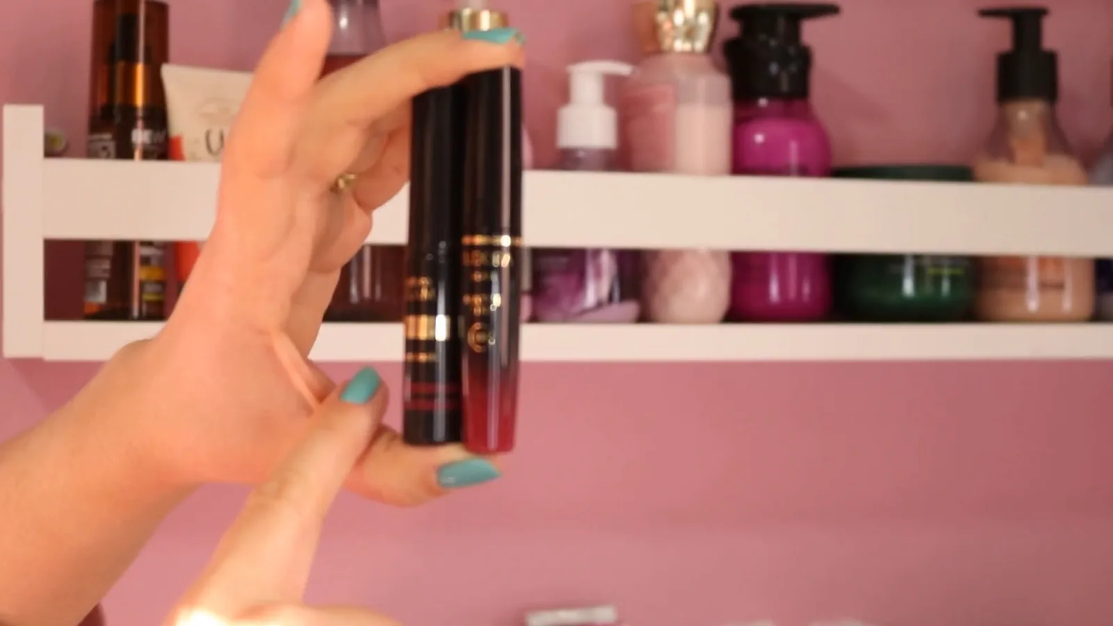 Detalhes da embalagem do batom líquido Eudora Glam Matte Tint