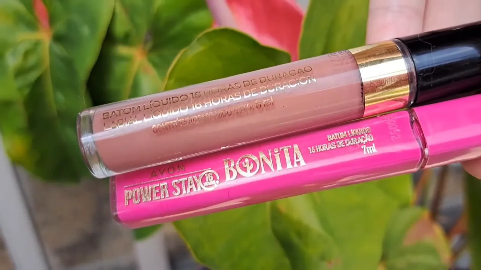 Embalagem do batom líquido matte Avon Power Stay