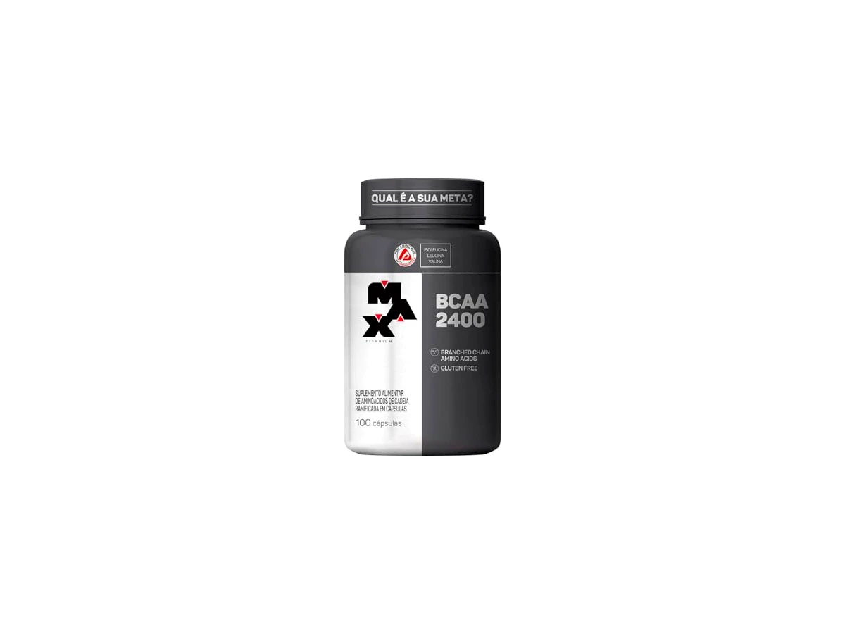BCAA em cápsulas Max Titanium 2400