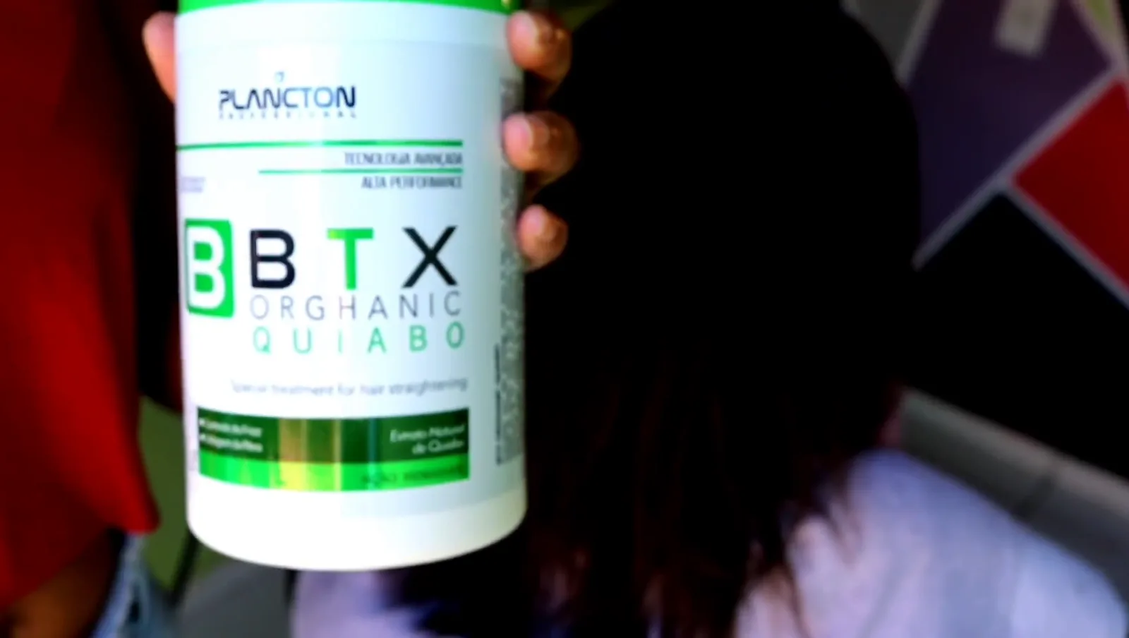 Pote do botox Plancton Orghanic Quiabo apresentado para aplicação