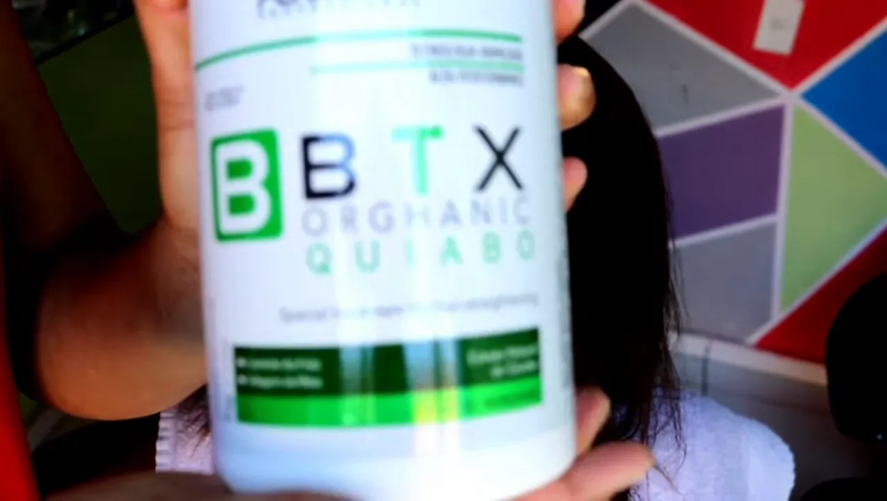 Apresentação da embalagem do botox Plancton Btx Orghanic Quiabo