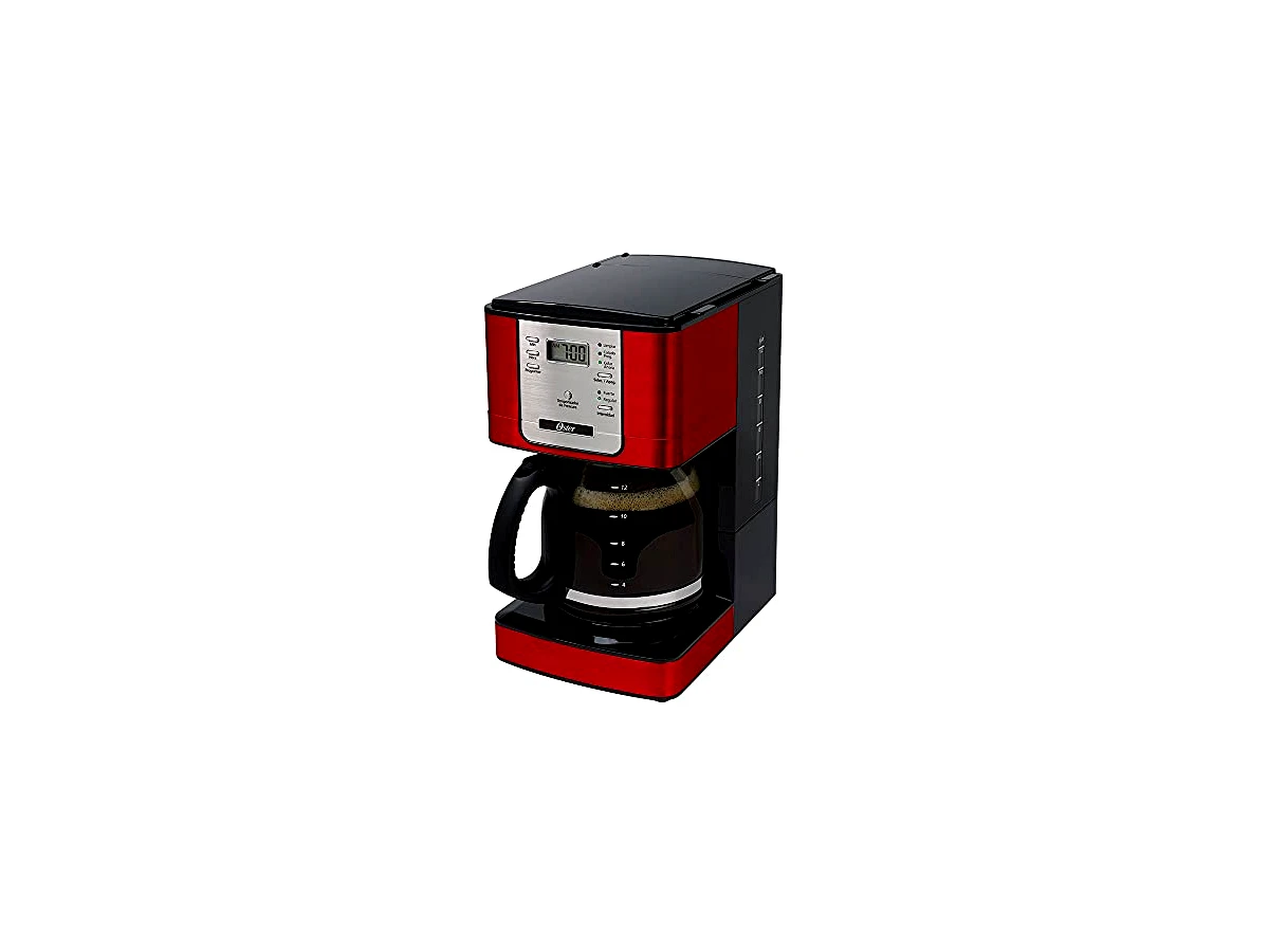 Cafeteira elétrica 36 xícaras 1000W Oster Flavor BVSTDC4401. Para a versão vermelha de 127 V, BVSTDC4401RD-017, a ficha oficial informa 1000 W.
