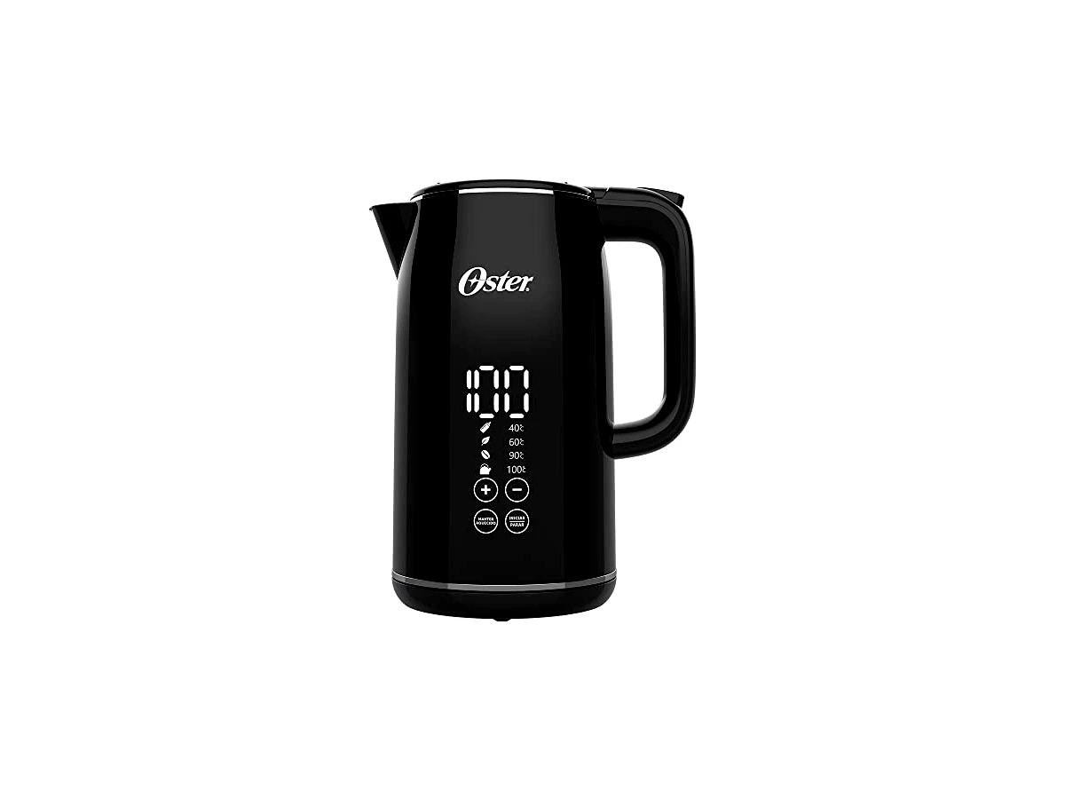Chaleira elétrica de inox 1200W Oster Digital OCEL920