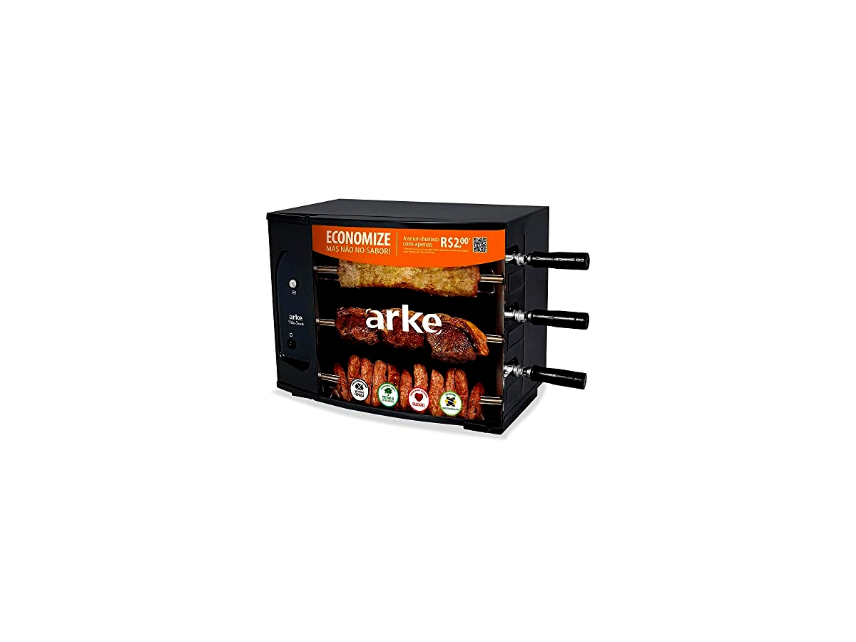 Churrasqueira elétrica 1800W Arke Vitta Smart 03