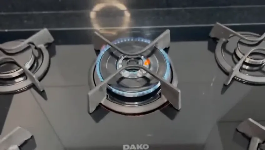 Acendimento superautomático da chama central tripla chama do cooktop Dako