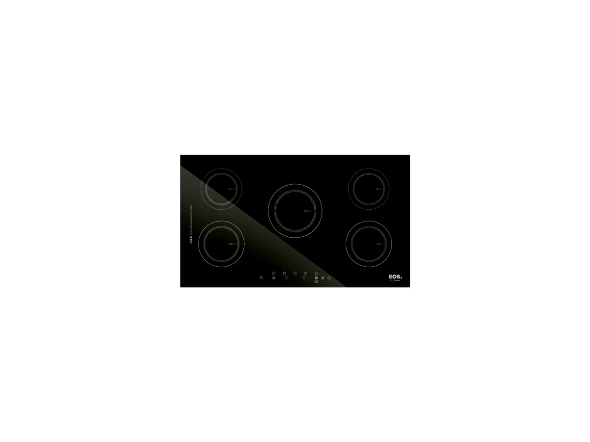 Cooktop de indução 5 bocas 9500W EOS Cheff Gourmet ECI05EP.