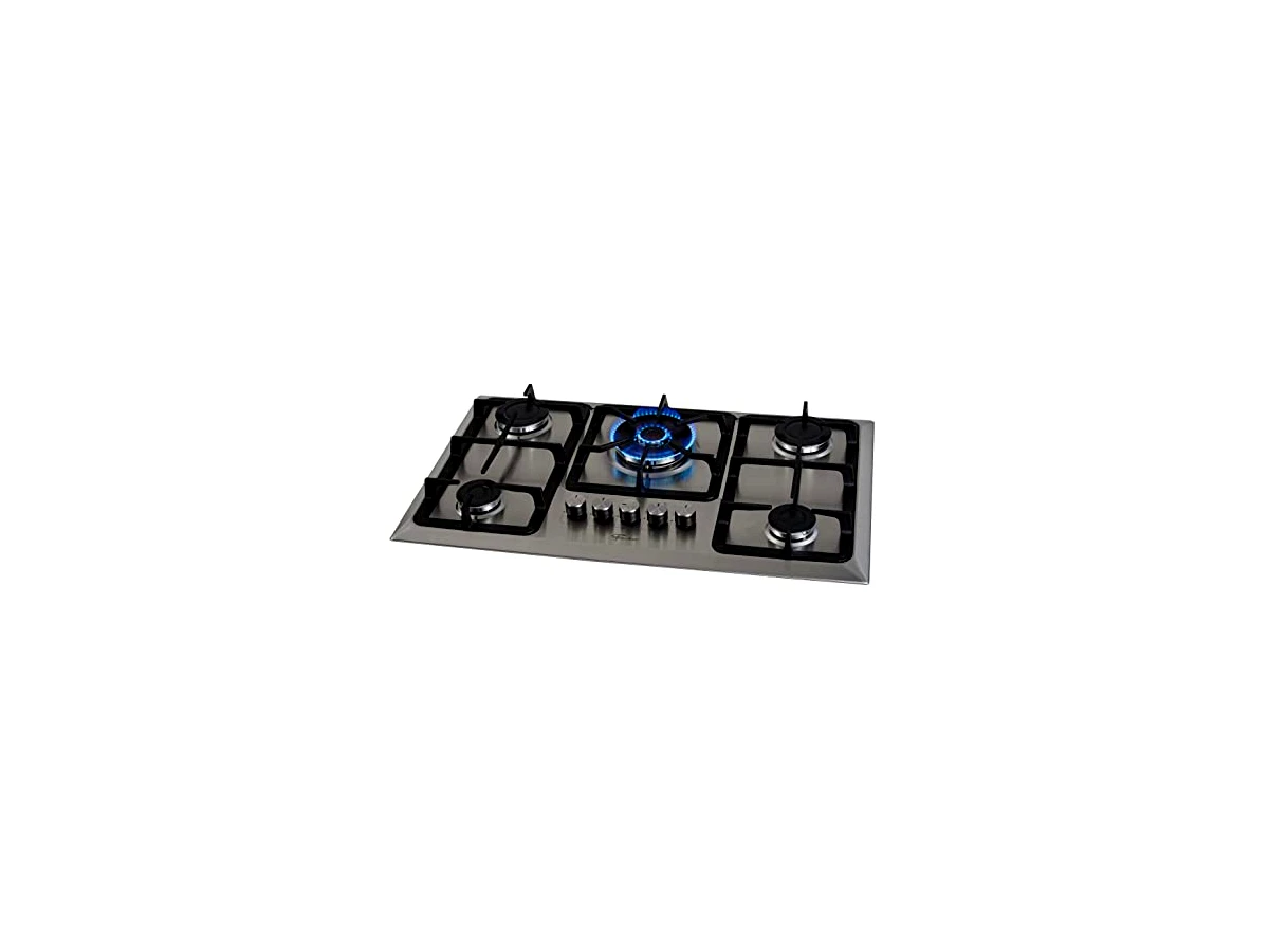 Cooktop a gás de inox 5 bocas Fischer Infinity