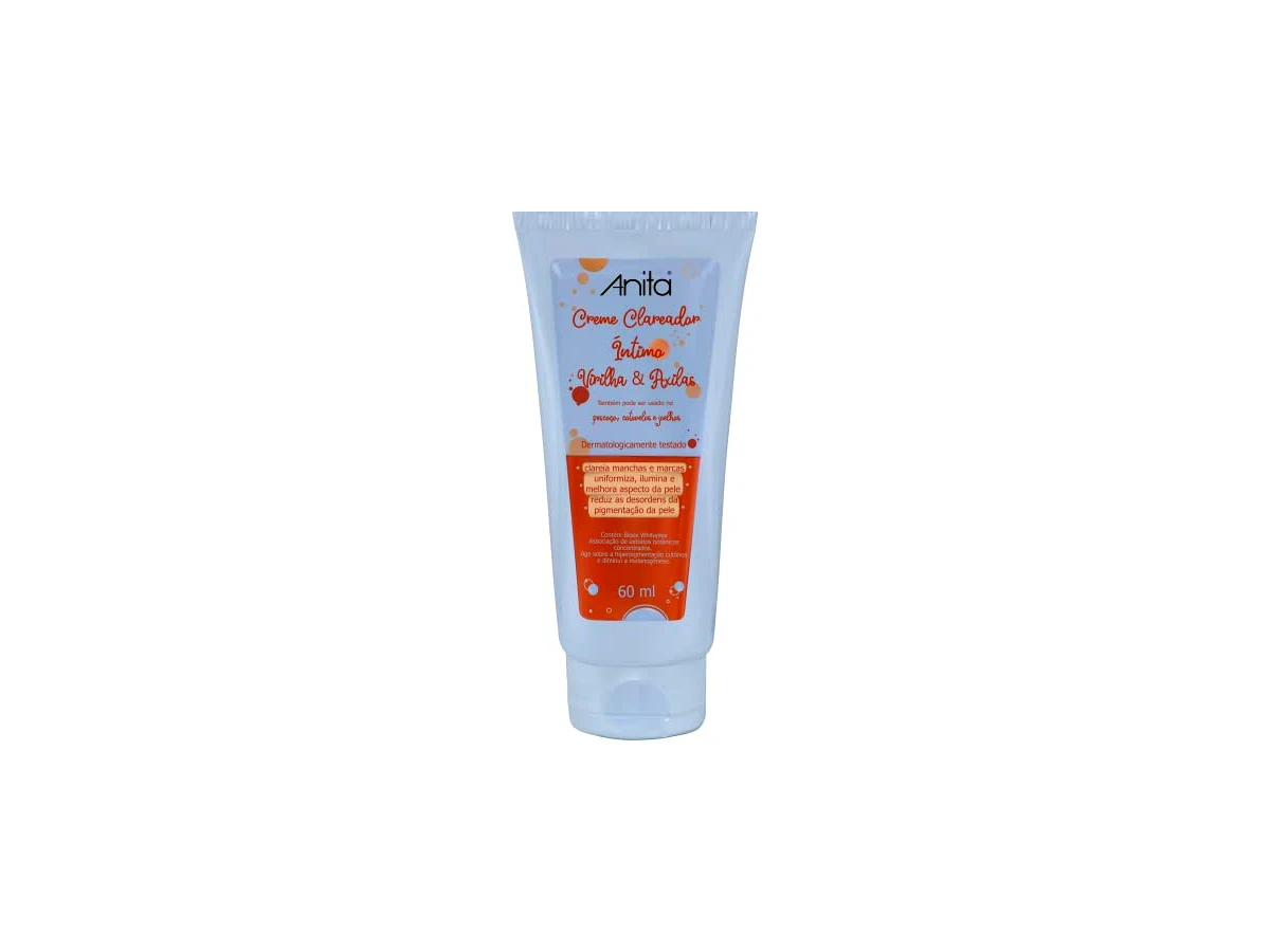 Creme clareador íntimo de virilha 60 ml Anita Bioex Whiteplex