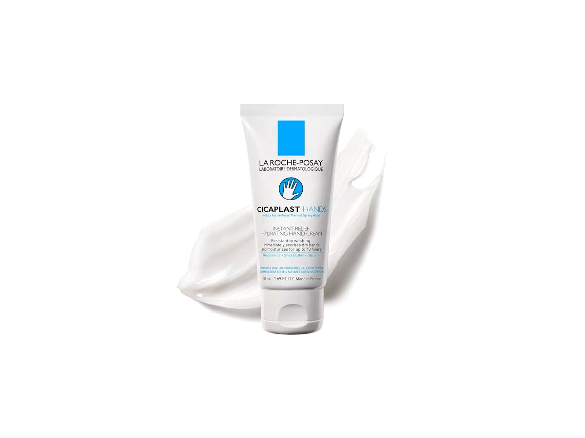 Creme para as mãos ressecadas e rachadas reparador potente La Roche-Posay Cicaplast Mãos