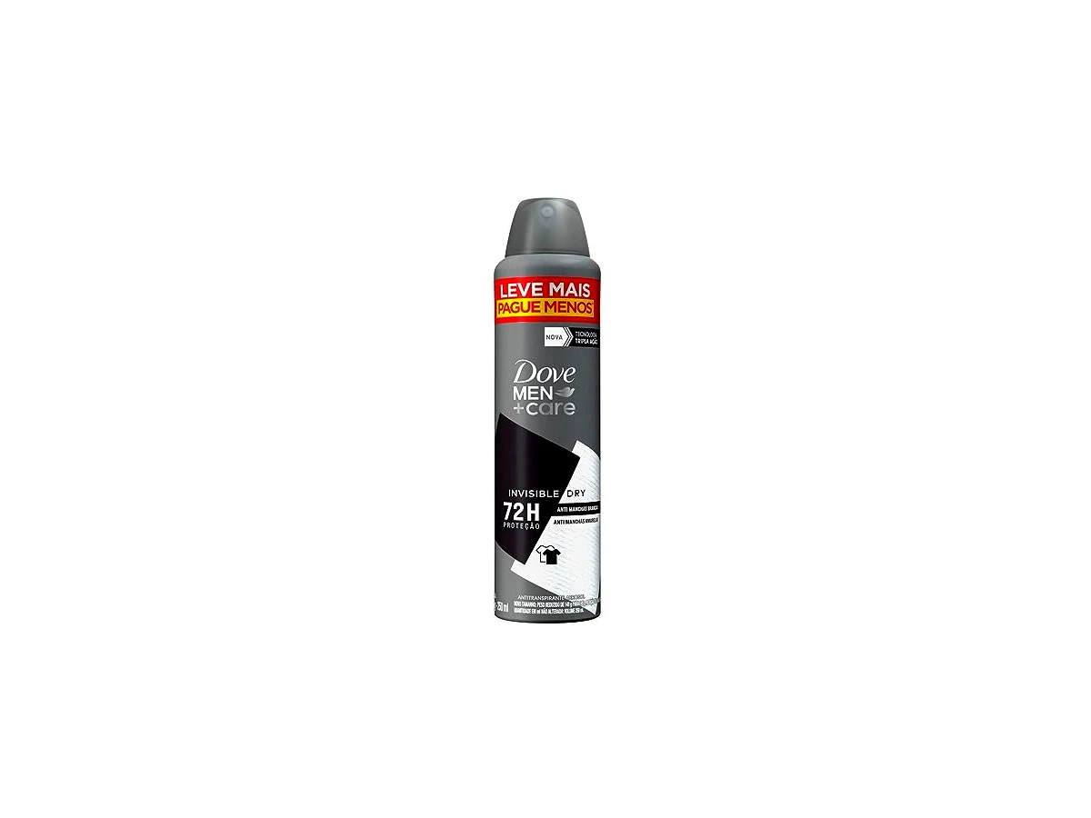 Desodorante Masculino Antitranspirante Aerossol 72h Rexona Men Antibacterial Invisible