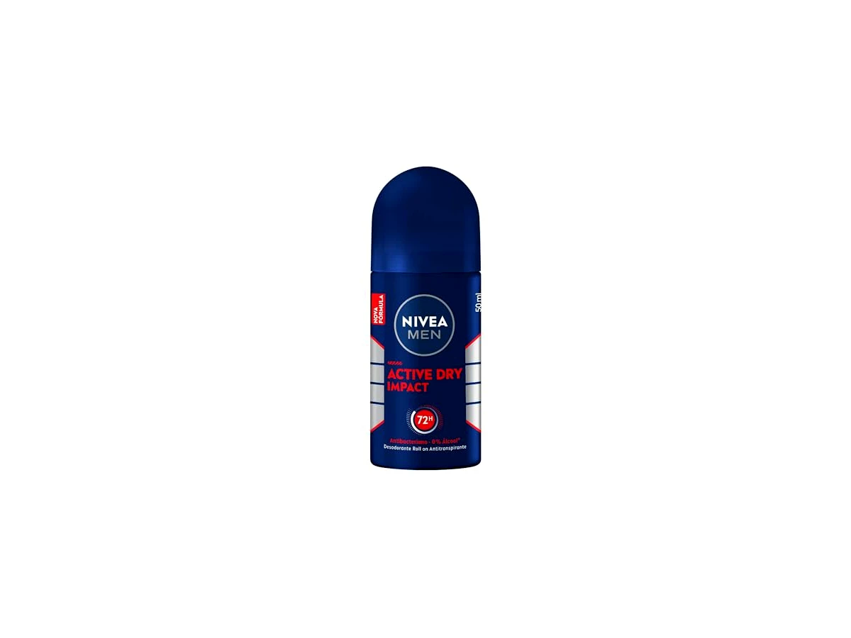 Desodorante Masculino Antitranspirante Roll-On 72h NIVEA MEN Dry Impact