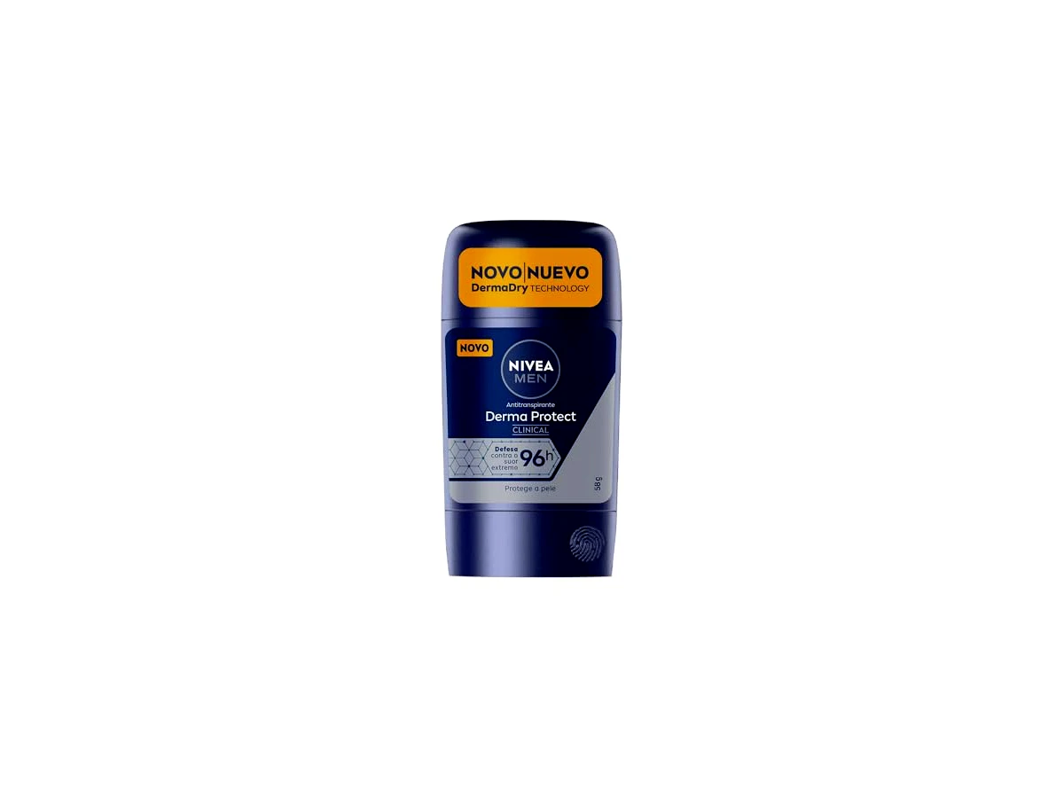 Desodorante Masculino Antitranspirante Stick 96h NIVEA MEN Derma Protect Clinical