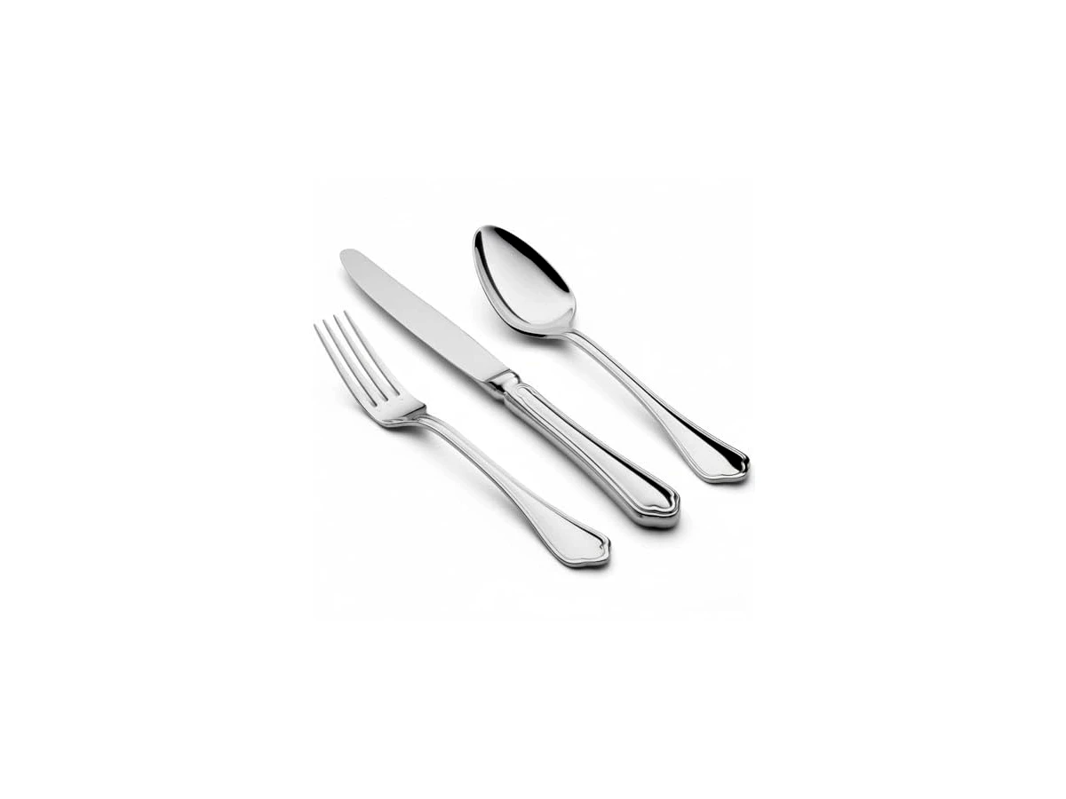 Faqueiro aço inox 130 peças St. James Florence