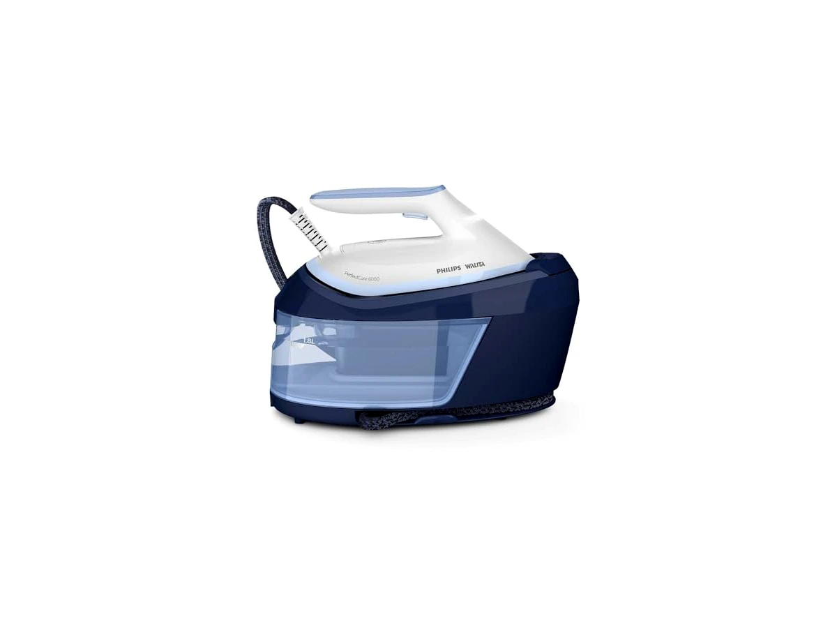 Ferro de passar roupa a vapor base de cerâmica 1800W Philips Walita PerfectCare Série 6000 PSG6026