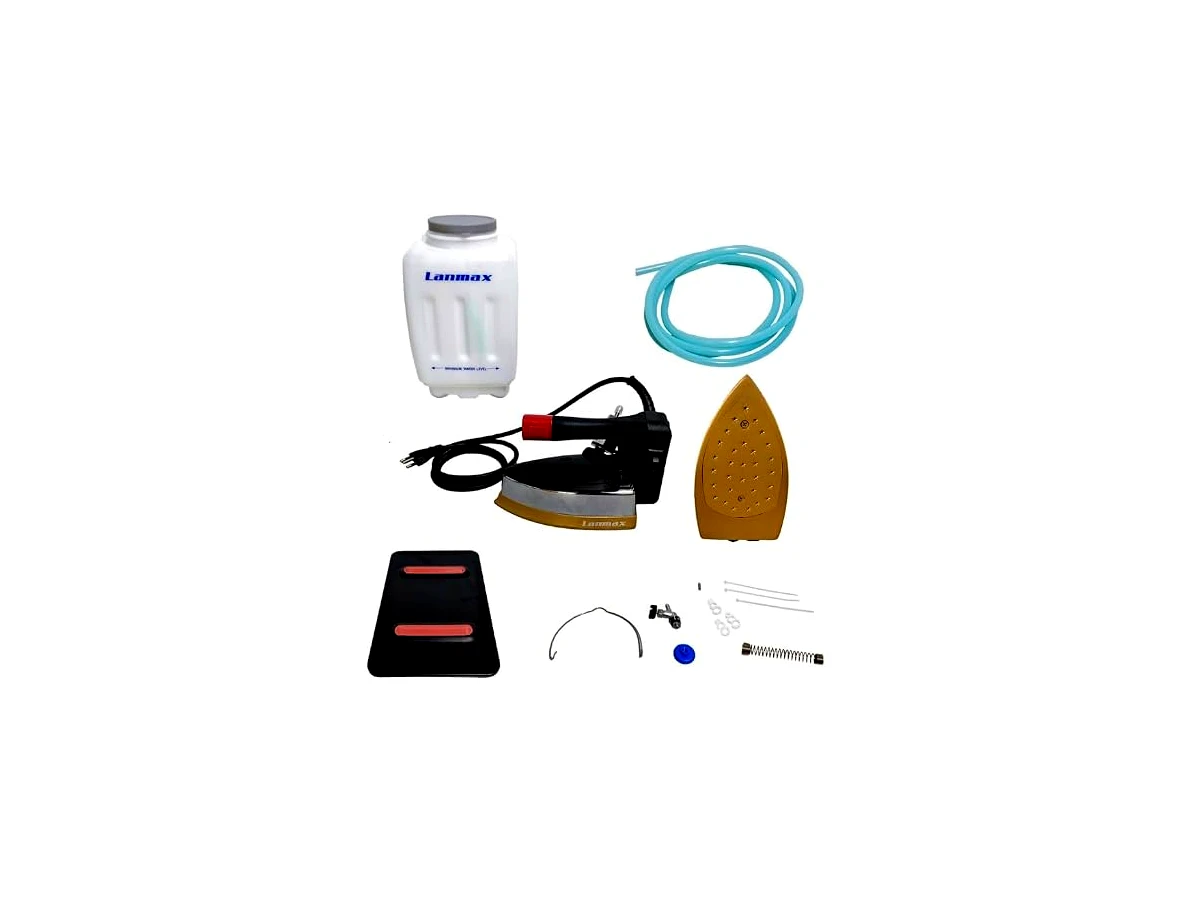 Ferro de passar roupa a vapor base de teflon 1200W Lanmax Industrial LM-96K