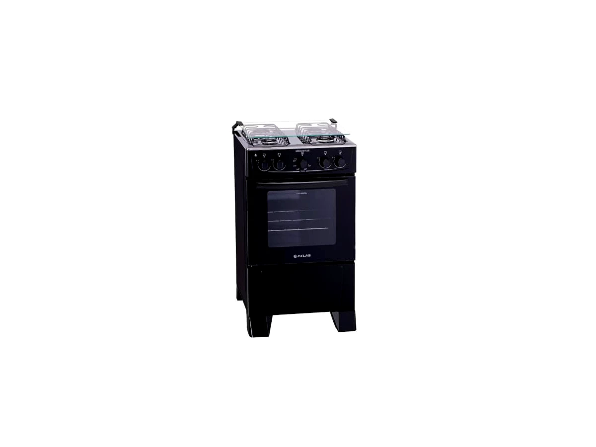 Fogão 4 bocas mesa de inox Atlas Mônaco Plus