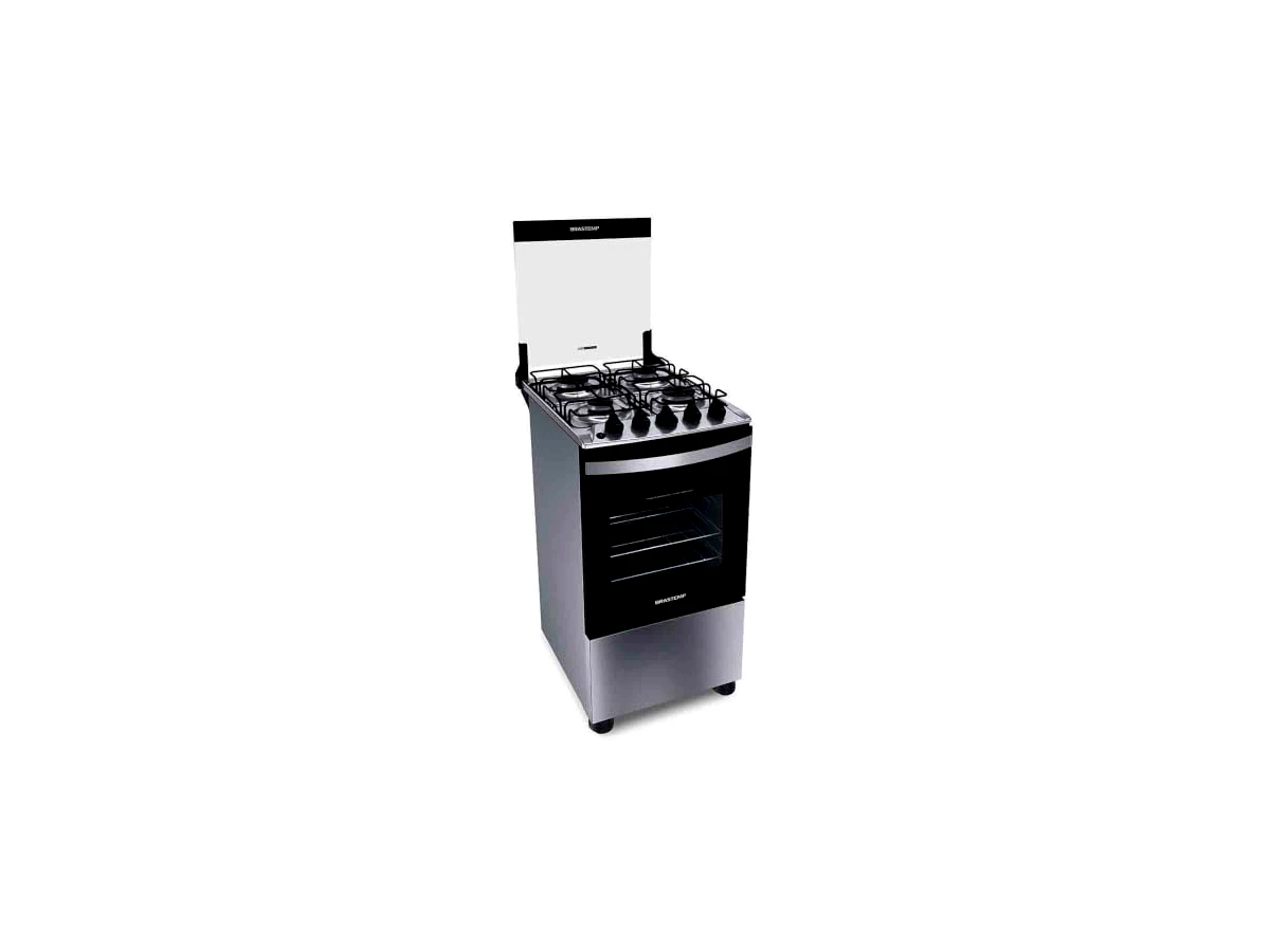 Fogão 4 bocas mesa de inox Brastemp BFO4NBR