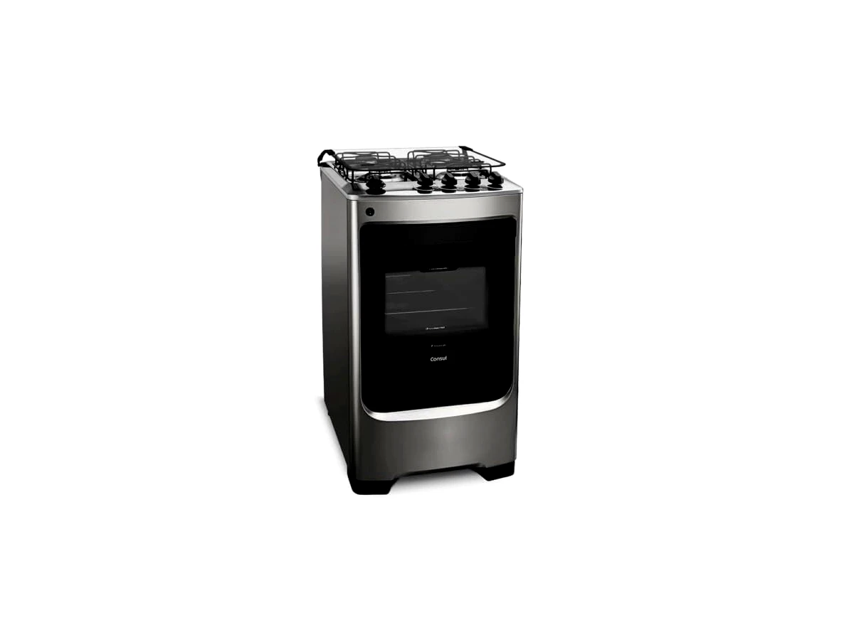 Fogão 4 bocas mesa de inox Consul CFO4NAR