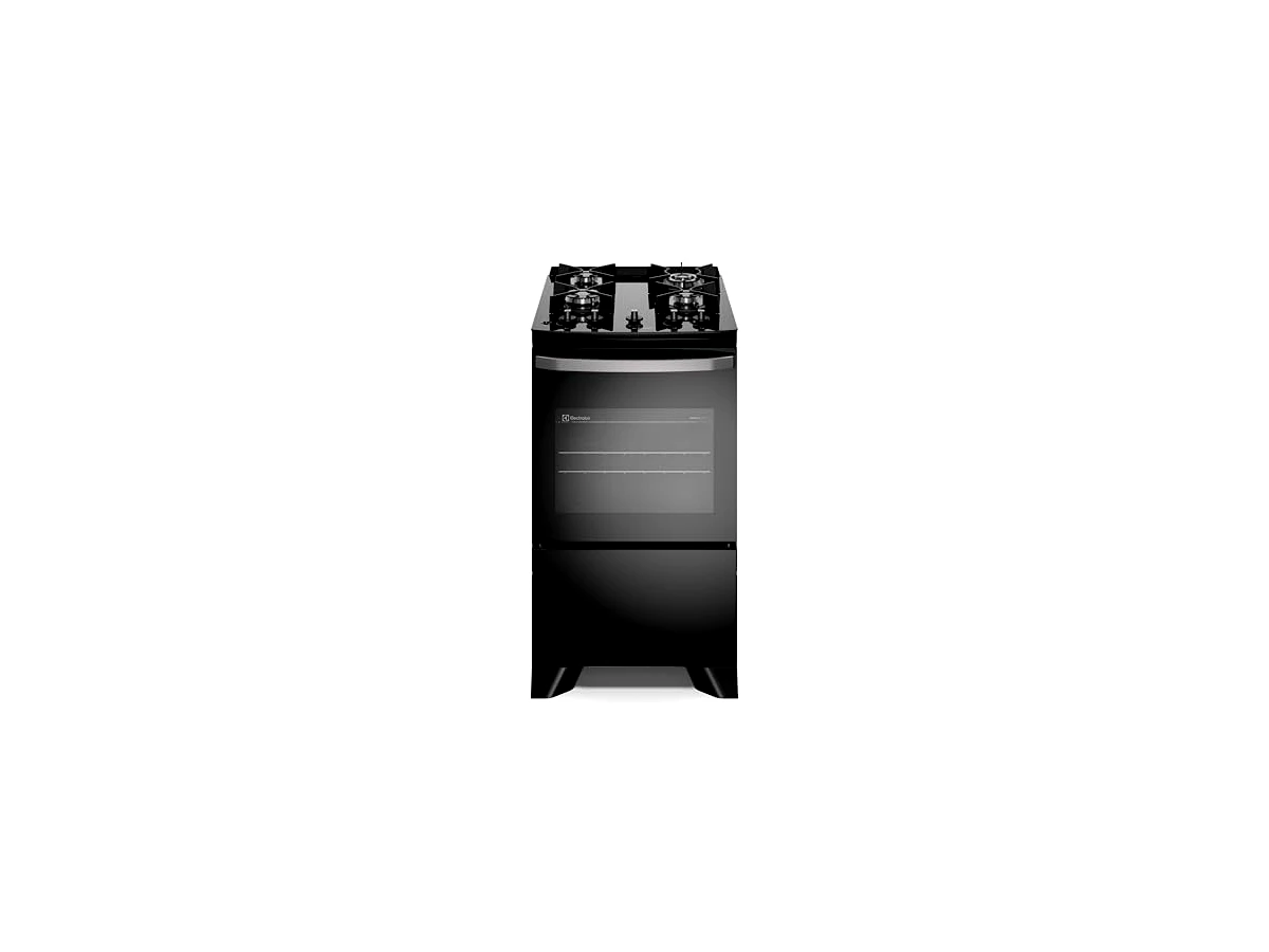 Fogão 4 bocas mesa de vidro Electrolux Efficient FE4GB