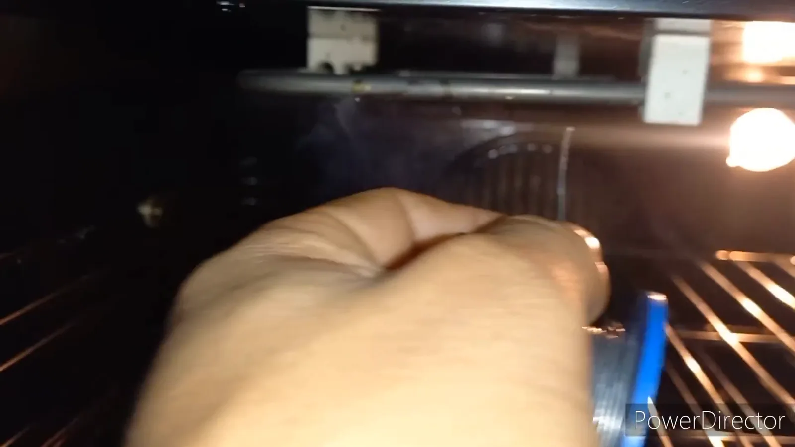 Resistência superior do forno elétrico em funcionamento com alta temperatura