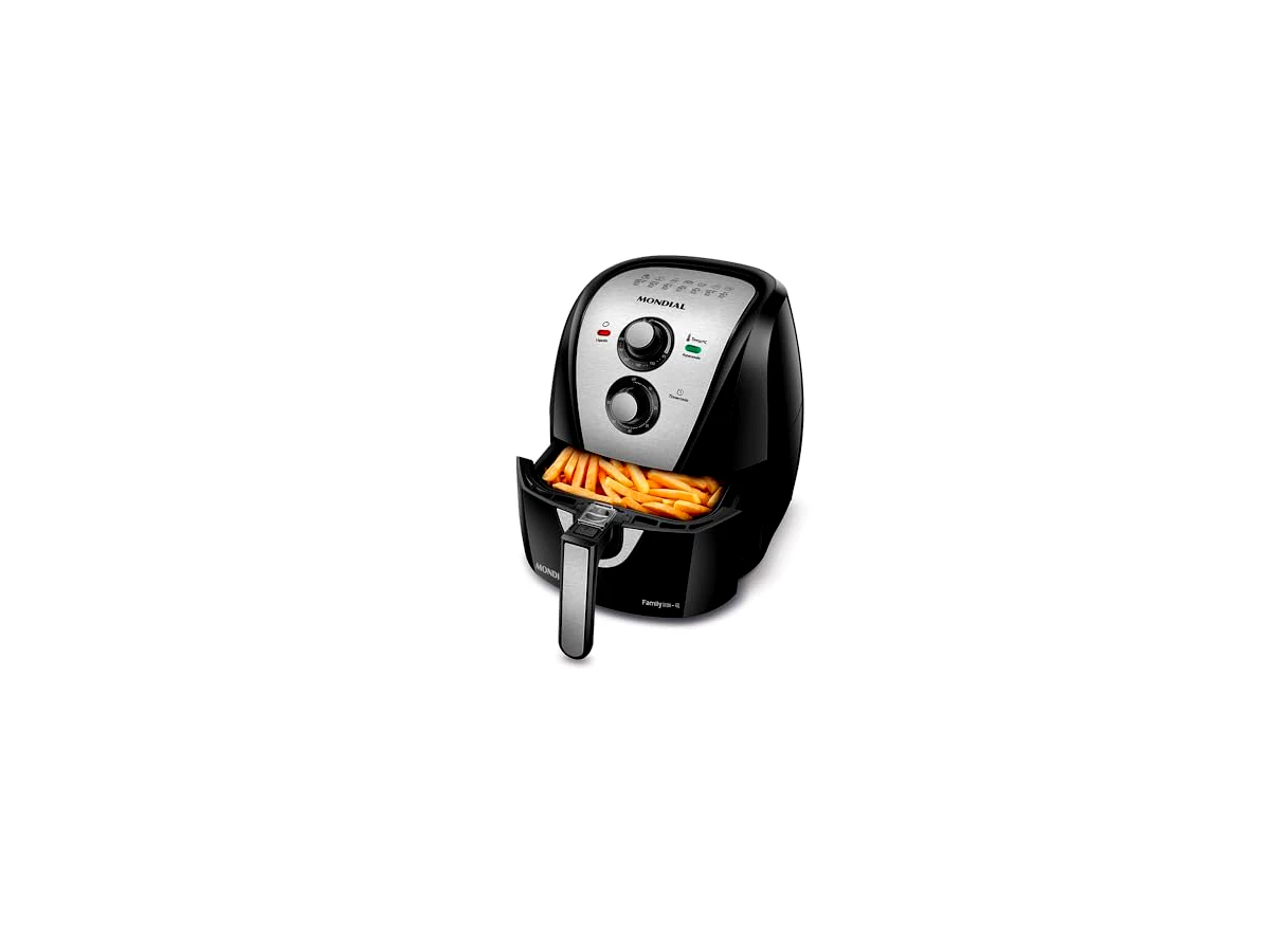 Fritadeira elétrica sem óleo 4 litros 1500W Mondial Air Fryer Family AFN-40-BI