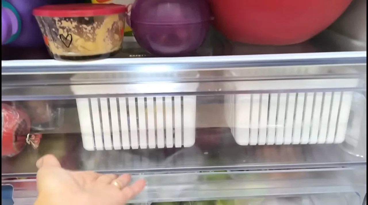 Abertura e fechamento da gaveta HortiNatura na geladeira Electrolux IM8S