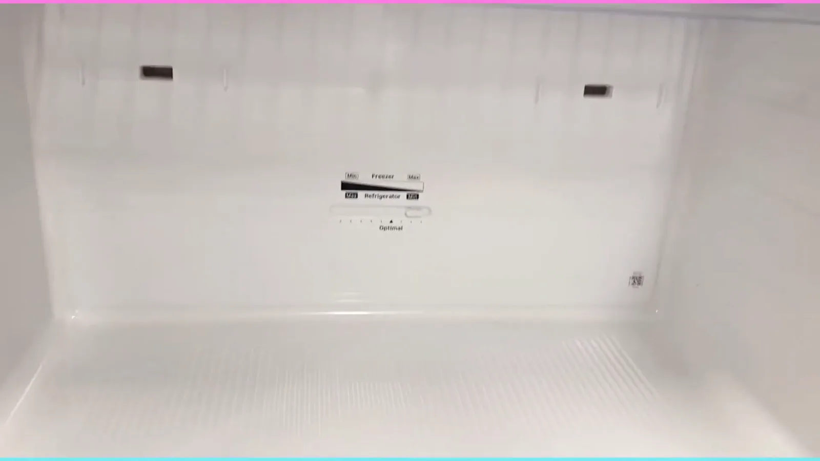 Compartimento do freezer com controle deslizante de fluxo de ar