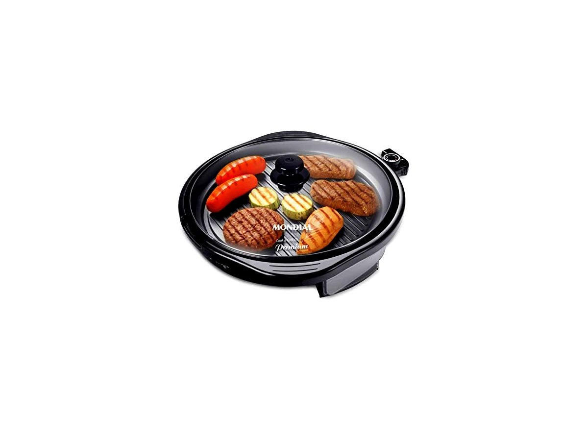 Grill elétrico redondo 1270W Mondial Cook & Grill 40 G-03