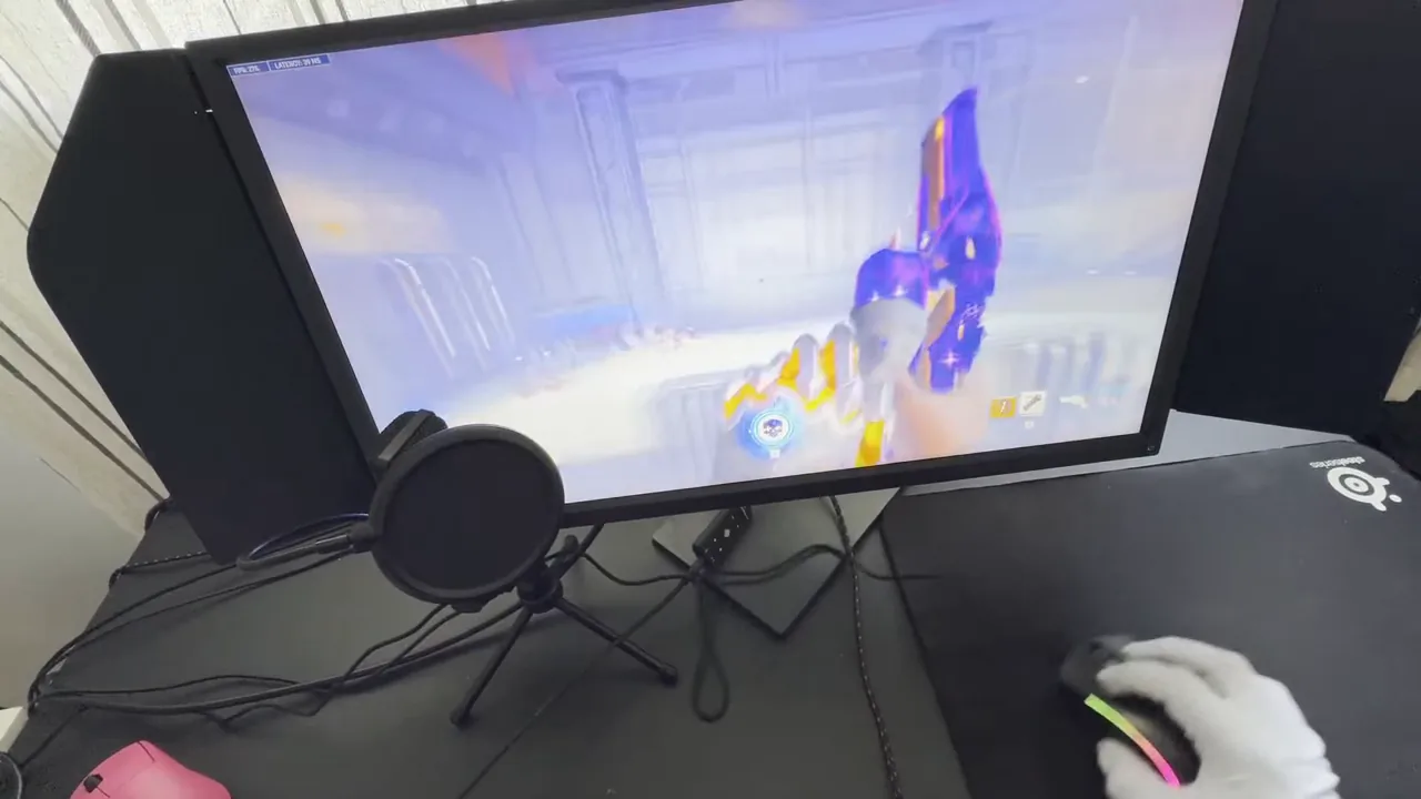 Teste de rastreio e mira com o mouse gamer Havit MS1001