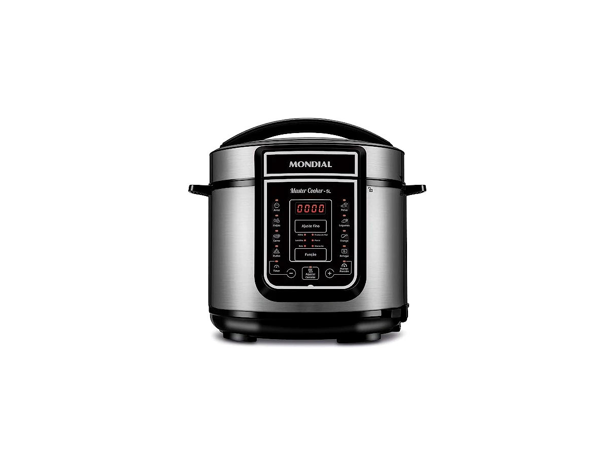 Panela de Pressão Elétrica 5 Litros Mondial Master Cooker PE-38