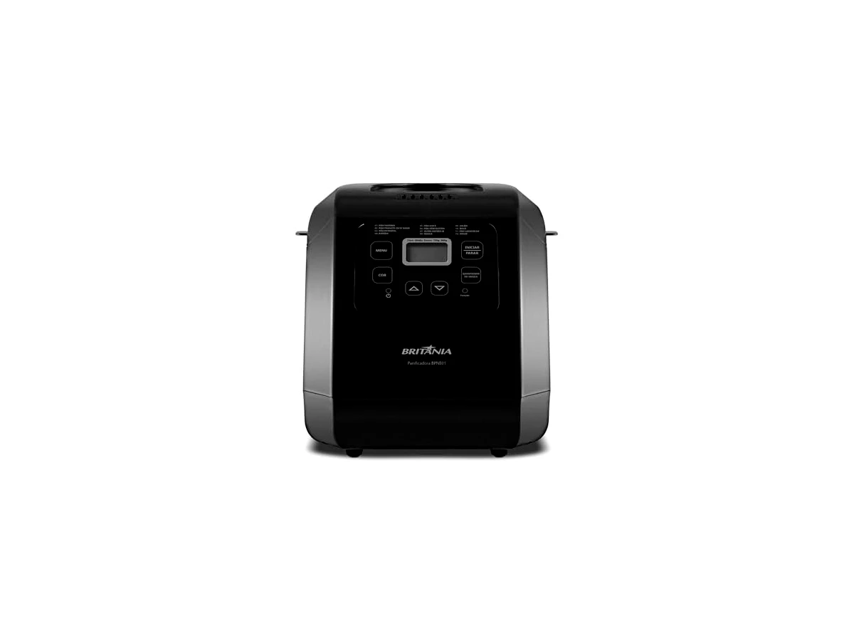 Panificadora elétrica caseira 550W Britânia Digital BPNE01