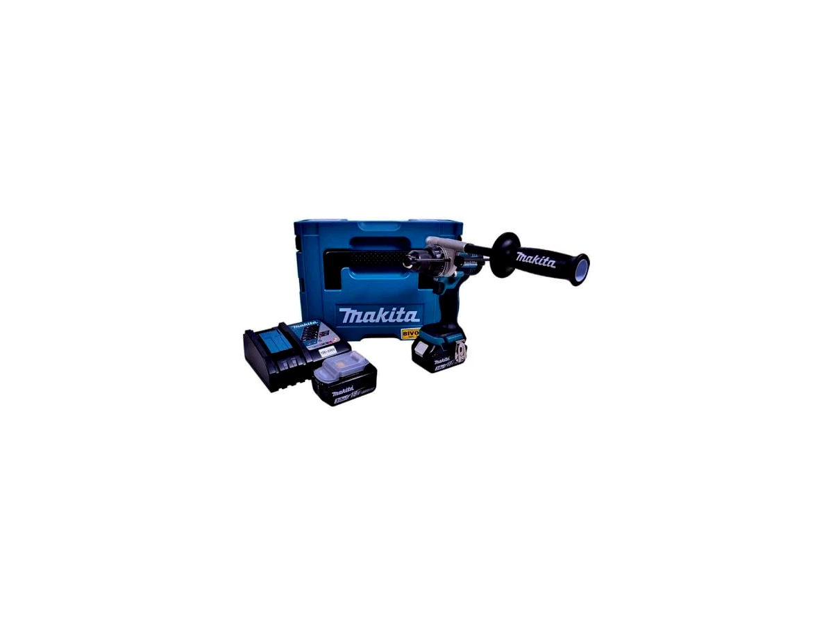 Parafusadeira e furadeira 18V 141 Nm Makita LXT DHP486RFJ
