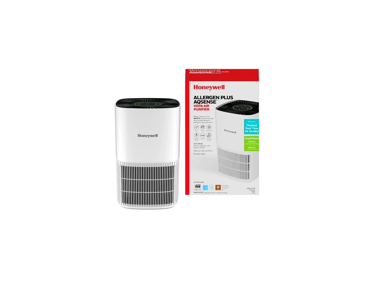Purificador de Ar HEPA para 49 m² Honeywell Allergen Plus AQSense HPA125W
