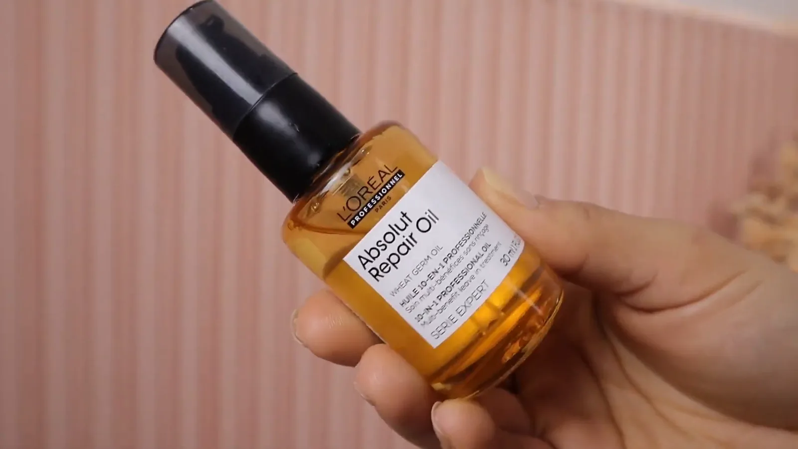 Frasco compacto do óleo reparador Absolut Repair com aplicador em pump