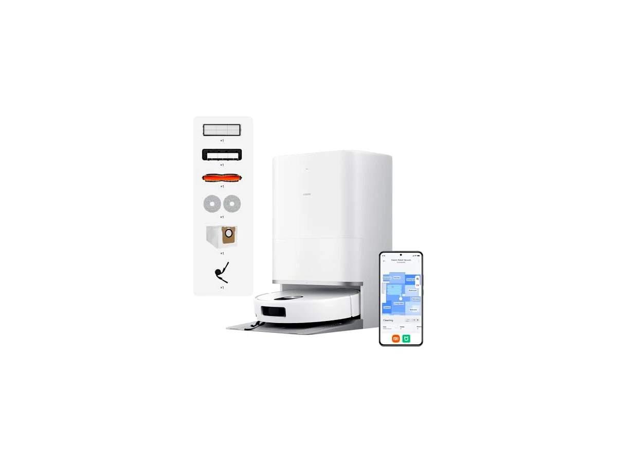Robô aspirador com mapeamento 55W Xiaomi Robot Vacuum 5 Pro