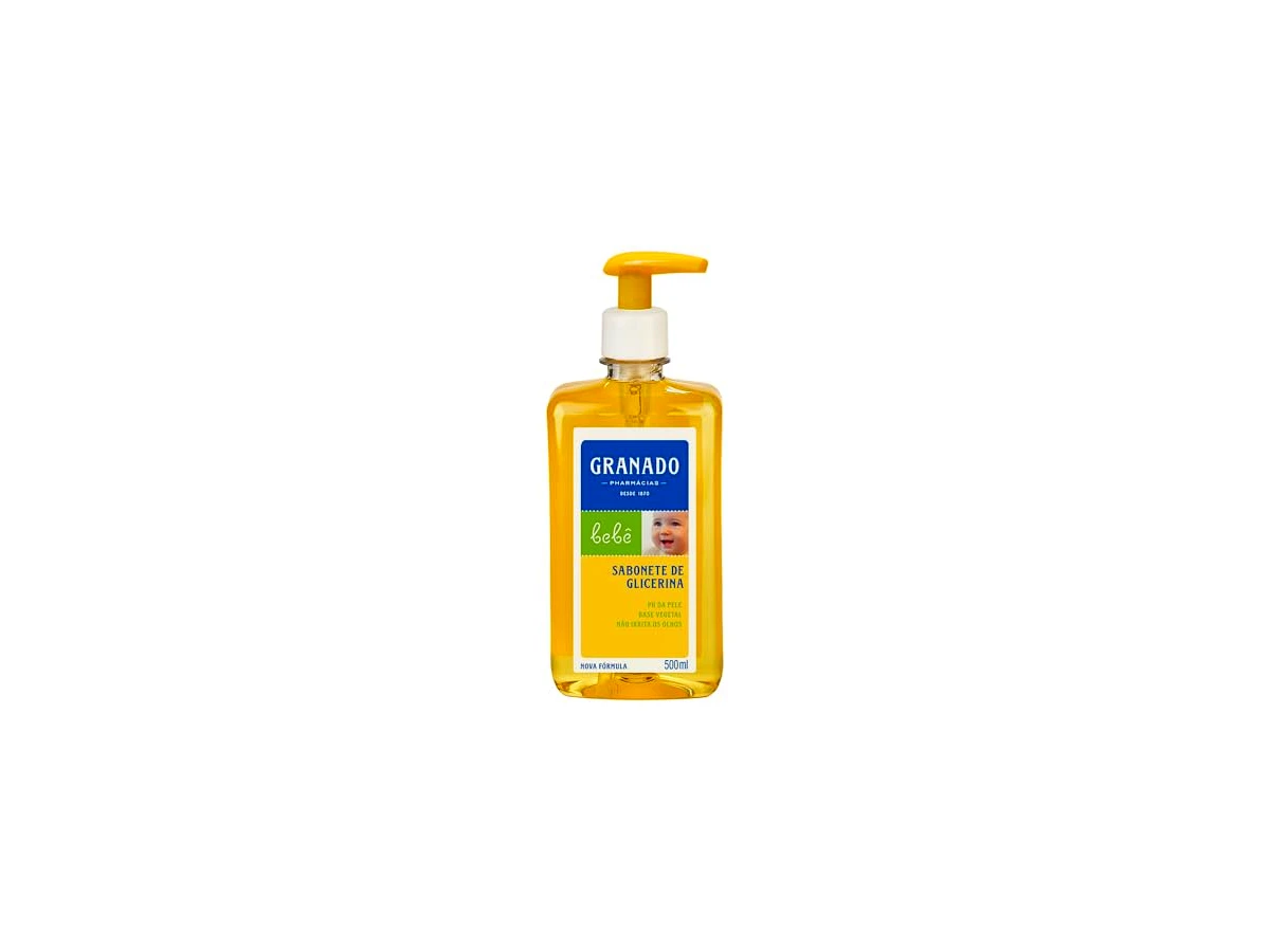 Sabonete líquido glicerinado Granado Bebê Tradicional 500 ml.
