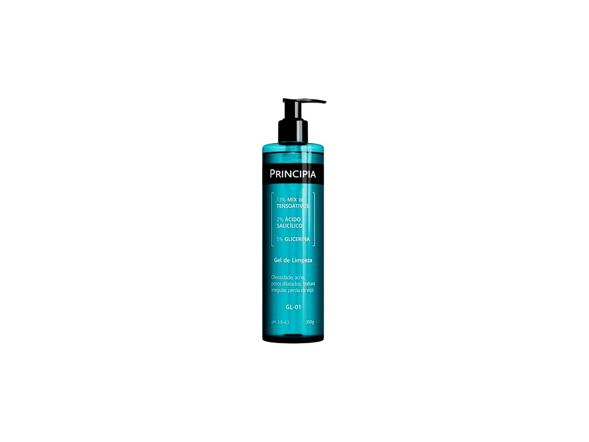 Sabonete Facial em Gel Dermatológico Renovador Principia Skincare GL-01 350g