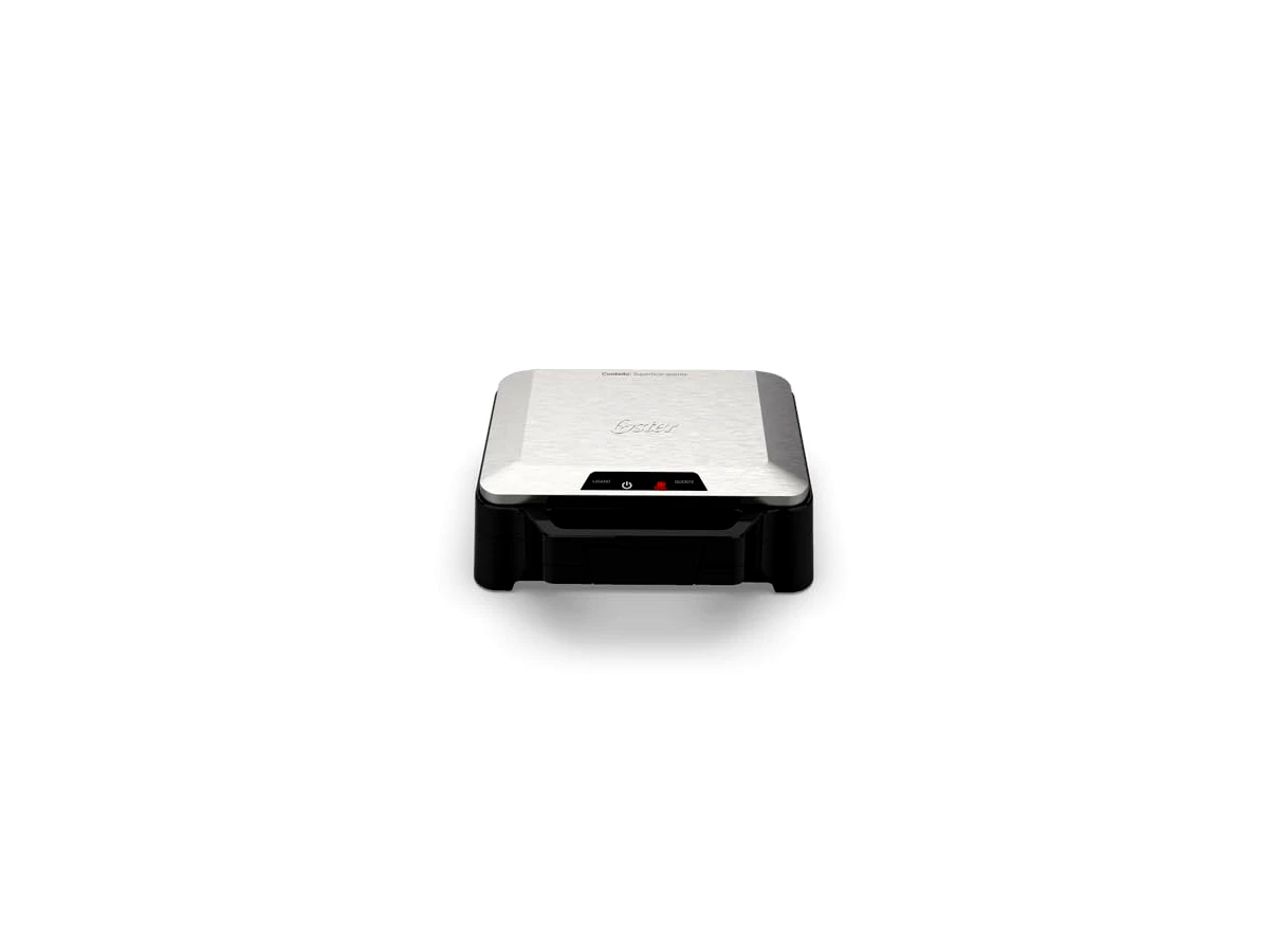 Sanduicheira Elétrica Antiaderente 1000W Oster Inox OSAN500