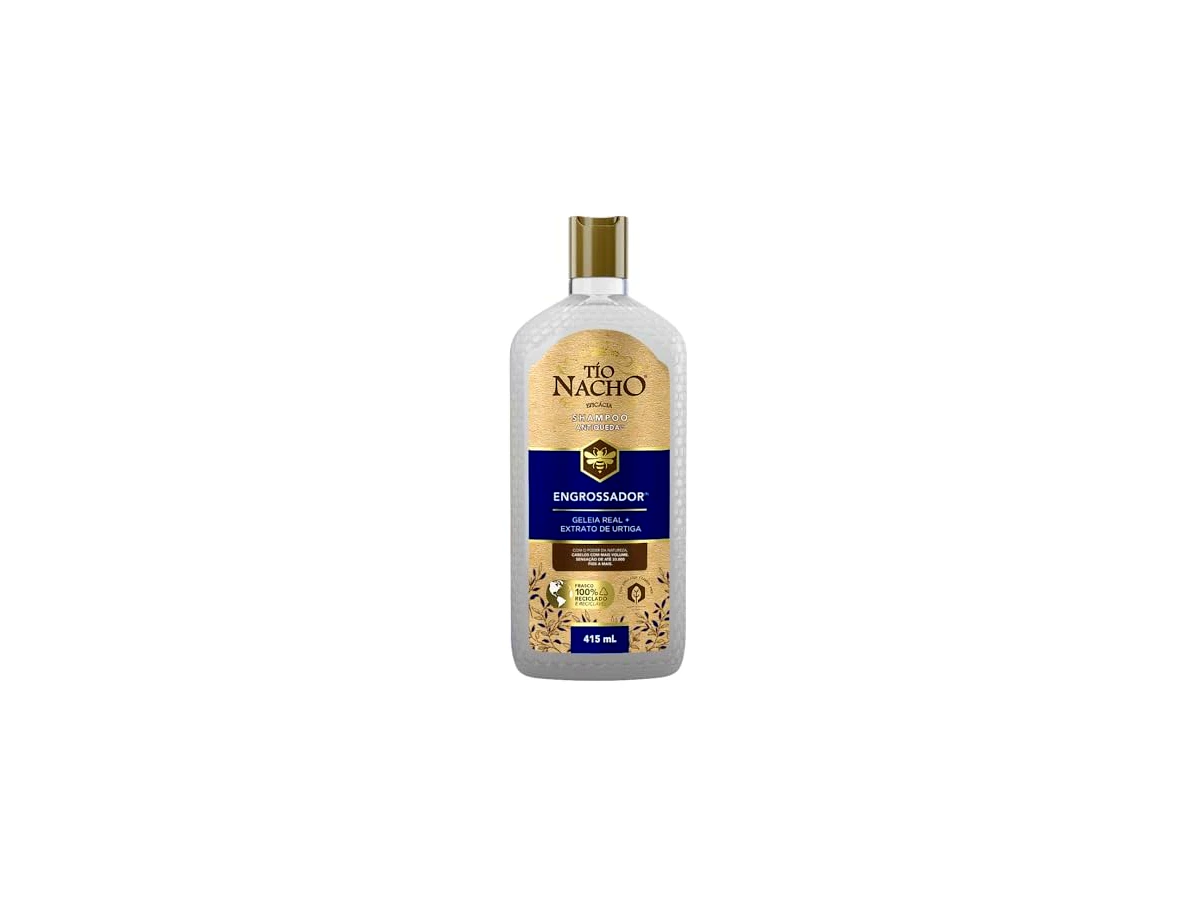 Shampoo antiqueda 415 ml Tío Nacho Geleia Real Engrossador