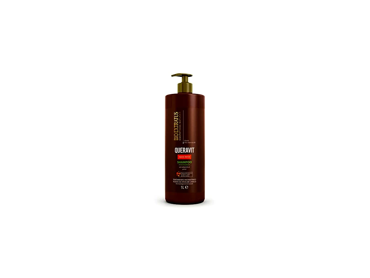 Shampoo antirresíduos de limpeza profunda 1000 ml Bio Extratus Queravit Antirresíduos