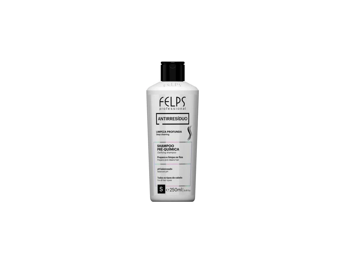 Shampoo antirresíduos de limpeza profunda 250 ml Felps Professional Antirresíduo