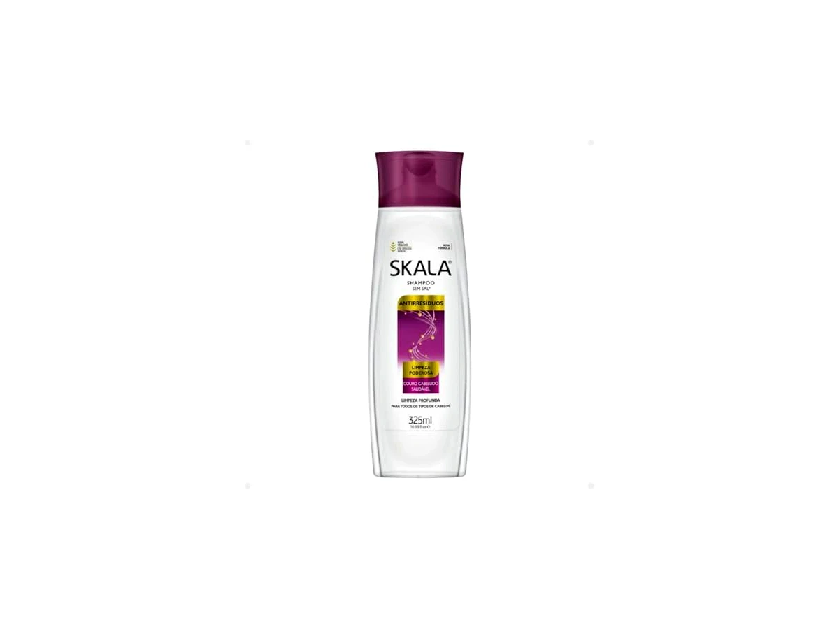 Shampoo antirresíduos de limpeza profunda 325 ml Skala S.O.S Antirresíduos
