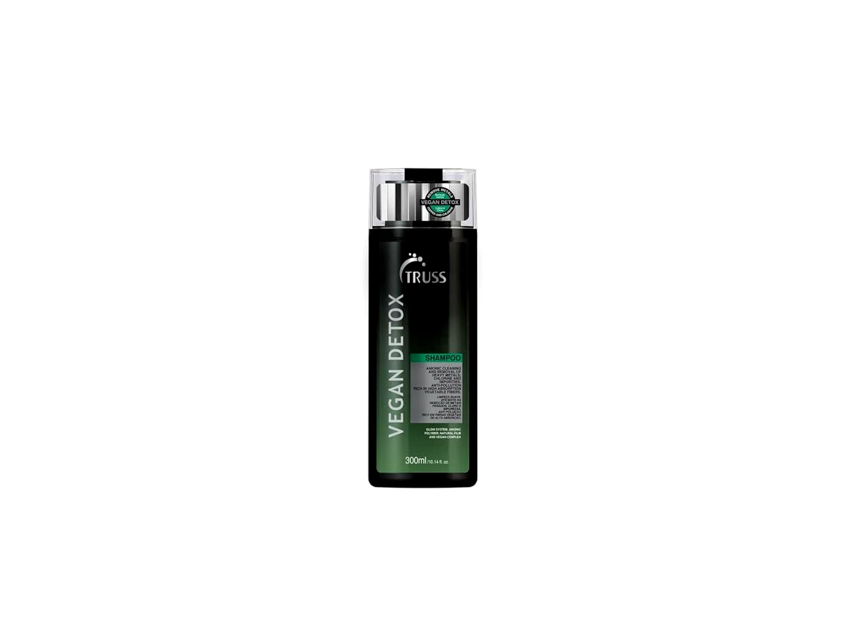 Shampoo antirresíduos detox de uso diário 300 ml Truss Vegan Detox